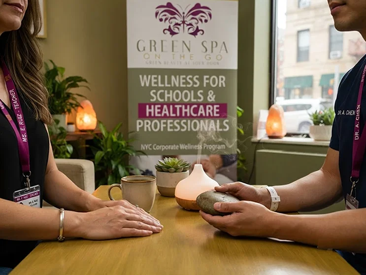 Compassionate wellness environment focused on healthcare staff recovery in NYC institutions